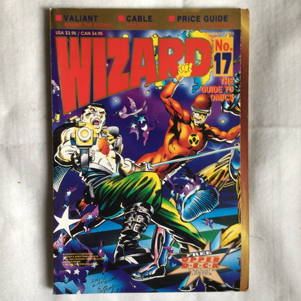 WIZARD Comic Collectors book and price guide No 17 January 1993 - (8895)