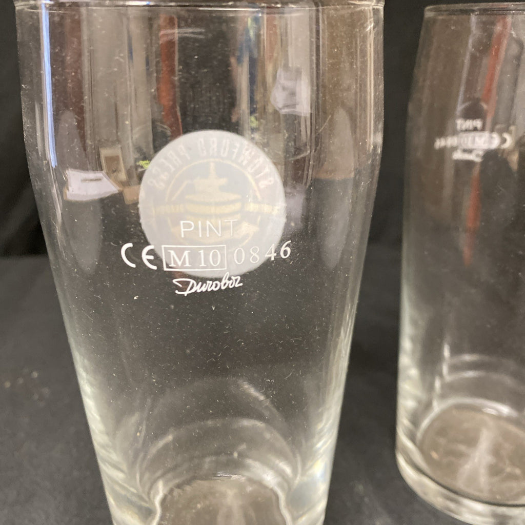 2X Stowford Press Pint Glasses Lager Beer Cider Drinks Home Bar Pub Party -(1339)