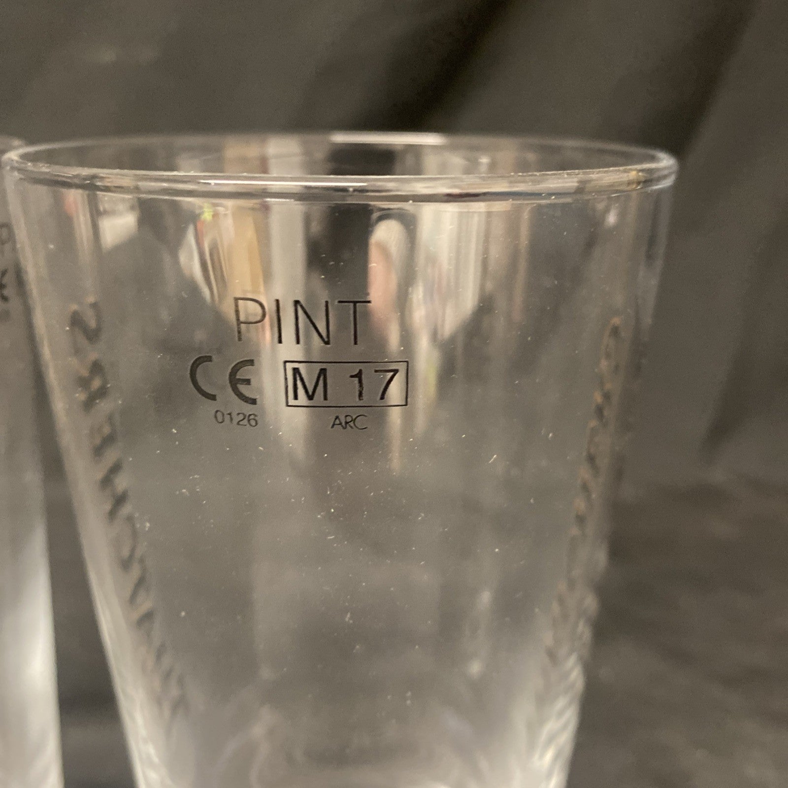 2X Thatchers design pint Glass Drinks Home Bar Pub Party (1459)