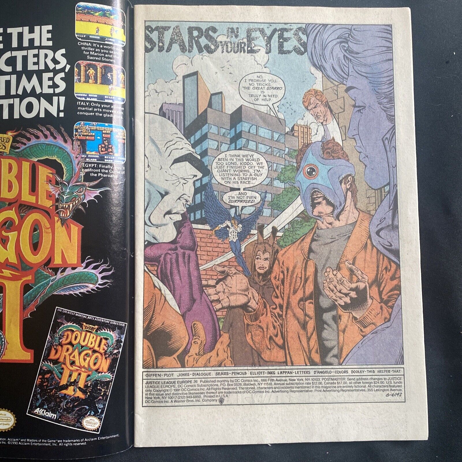 COMIC - DC Comics Justice League EUROPE - May 1991 - New York - (8781)