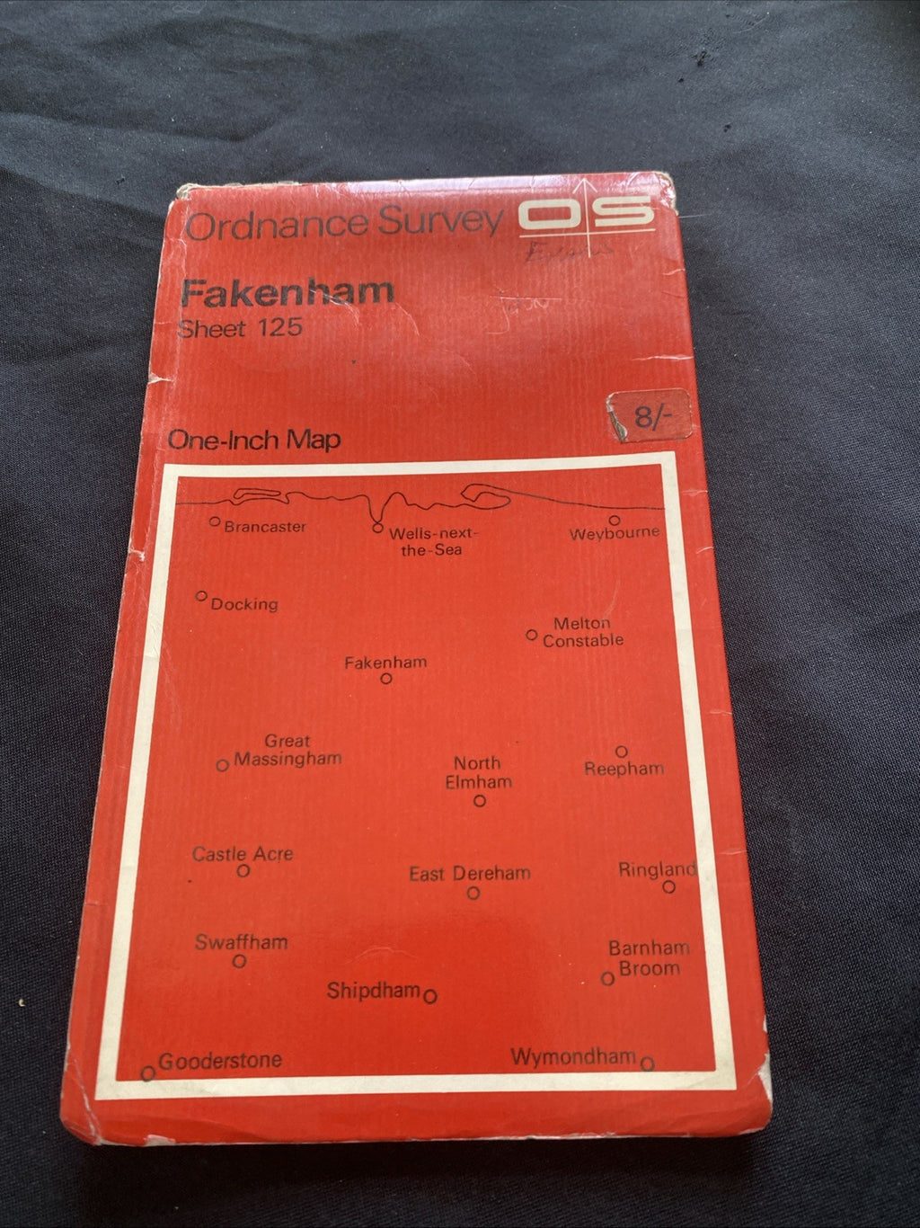 Fakenham Ordnance Survey OS Landranger Map #125 One INch scale (1317)
