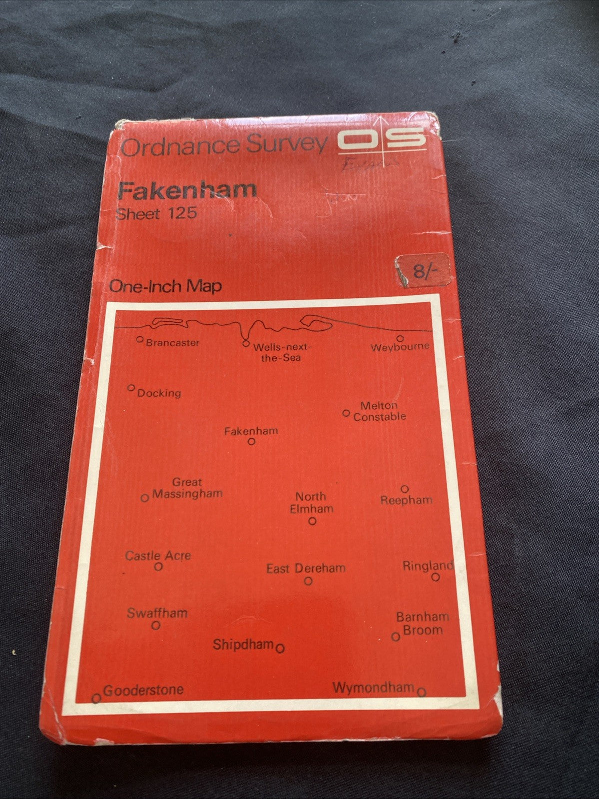 Fakenham Ordnance Survey OS Landranger Map #125 One INch scale (1317)