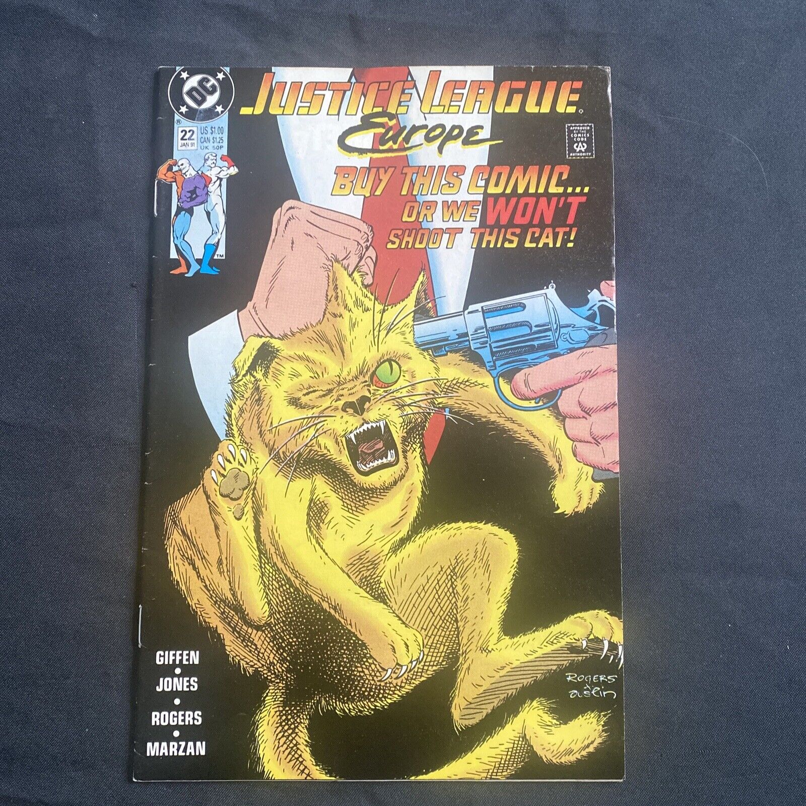 COMIC - DC Comics Justice League EUROPE - Jan 1991 - Batman - (8785)