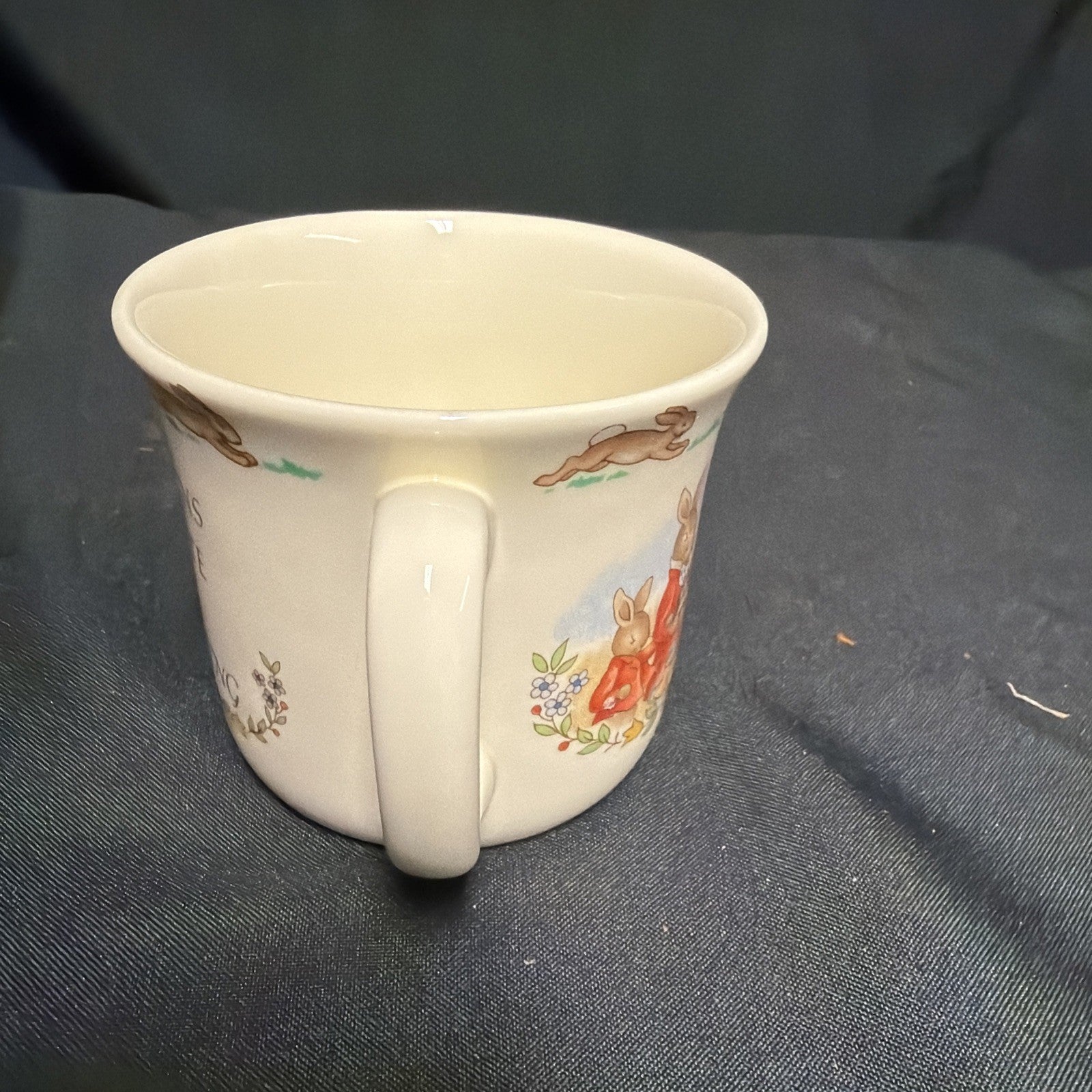 Royal Doulton Bunnykins Two Handled Cup Christening Vintage - (1895)