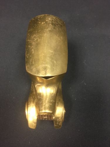 Vintage heavy cast brass Vintage car toy - heavy brass - (6653)