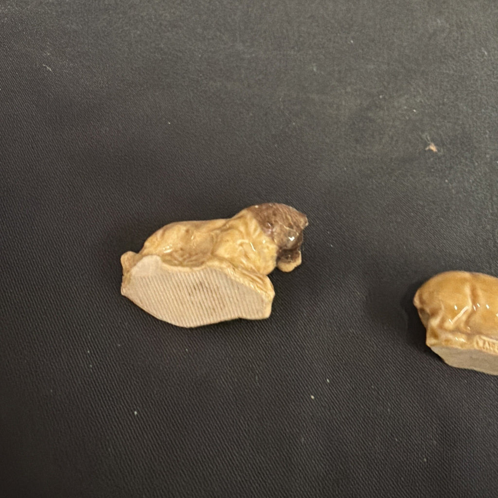 Wade Whimsies Miniature Figures x 3 Hippo, Lion, Giraffe - (1881)