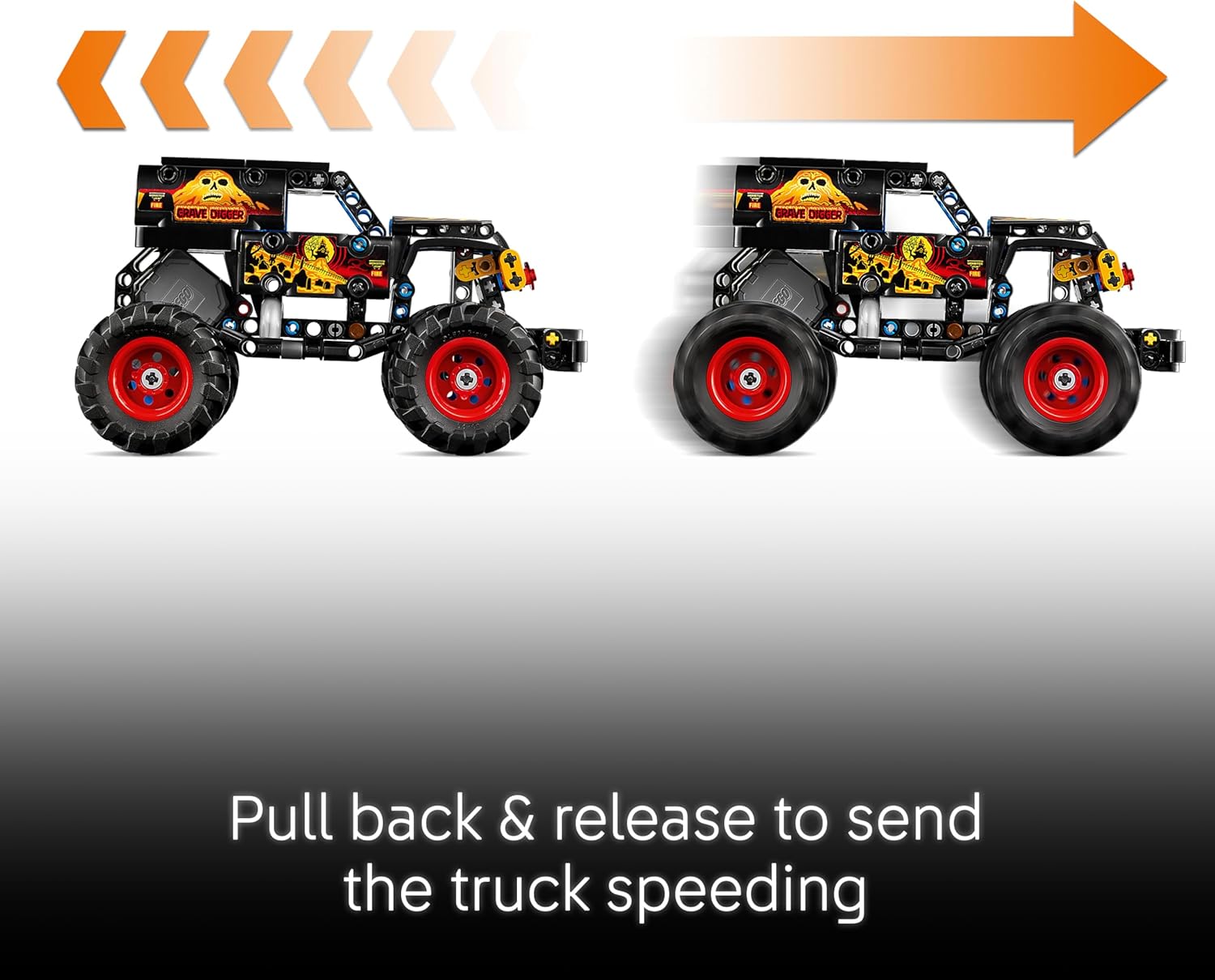 LEGO Technic - Monster Jam, Grave Digger, Fire and Ice - 42219