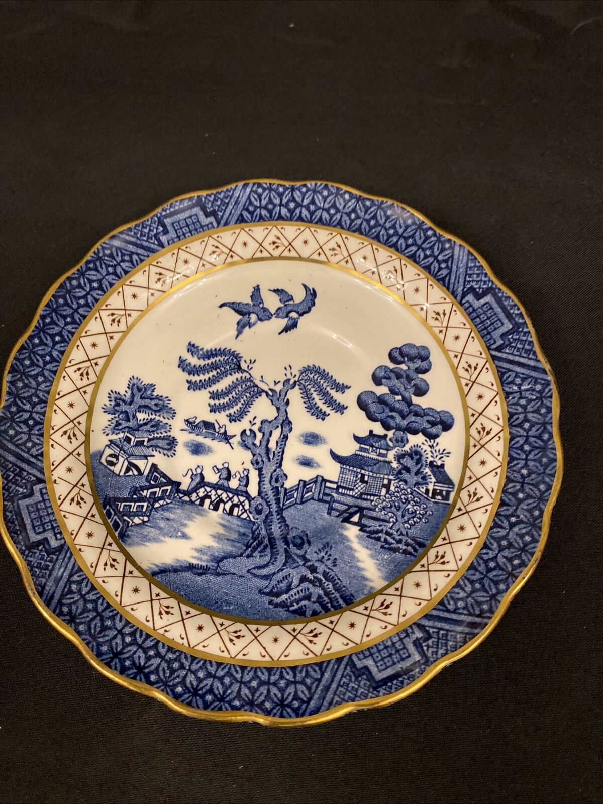 Vintage Booths Majestic Real Old Willow 6" Side Plate A8025 - (8476)