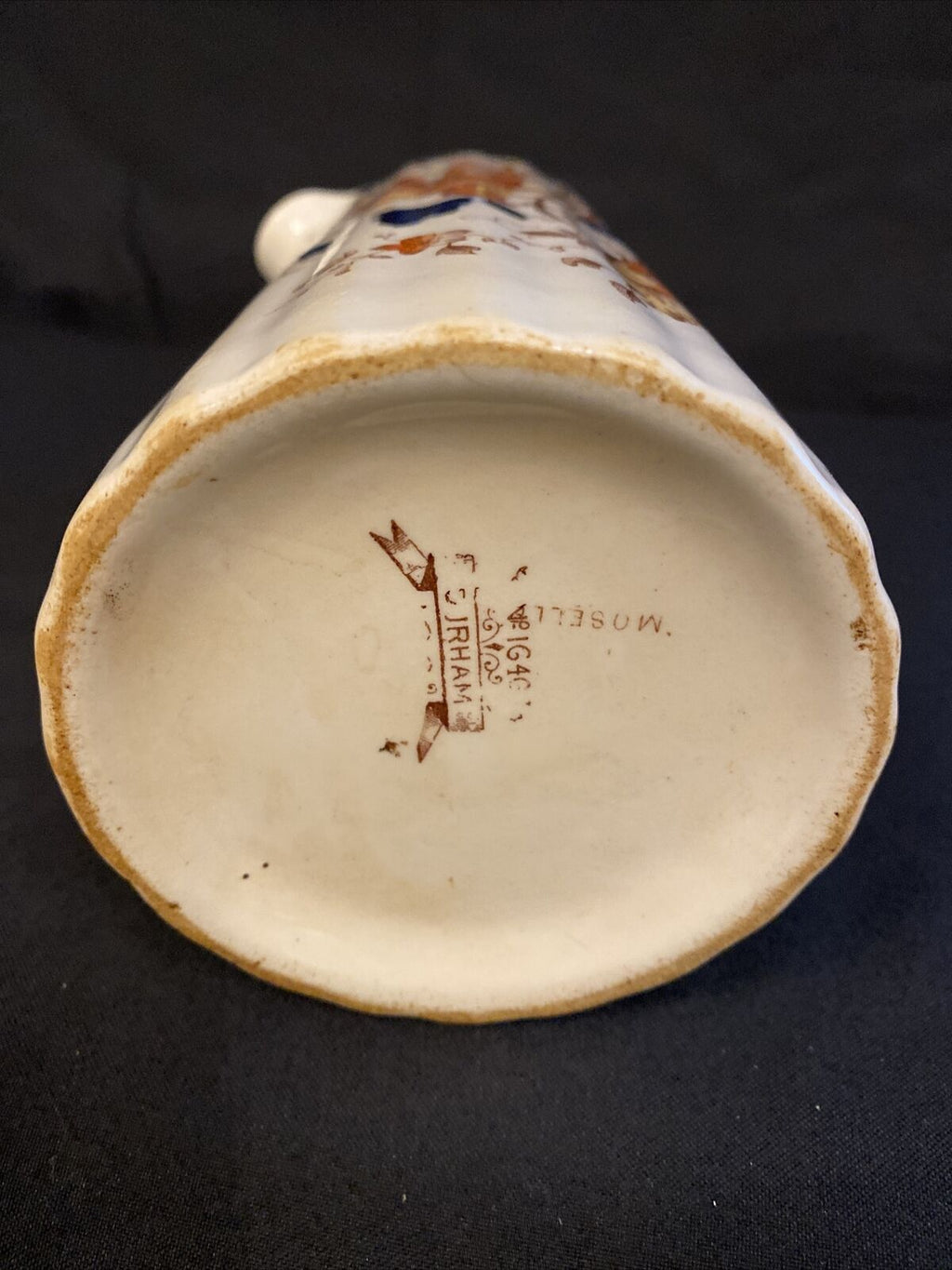 Antique F. Winkle and Co. Durham Pottery 15cm Tall Jug 1910 - (8468)