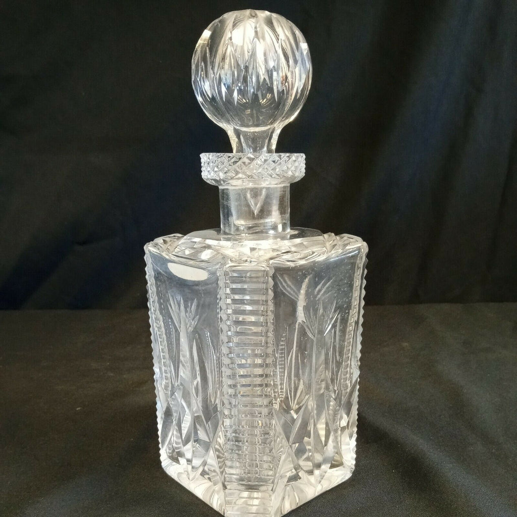 Brierglass Lead Crystal Decanter 24cm high no damage - (8111)
