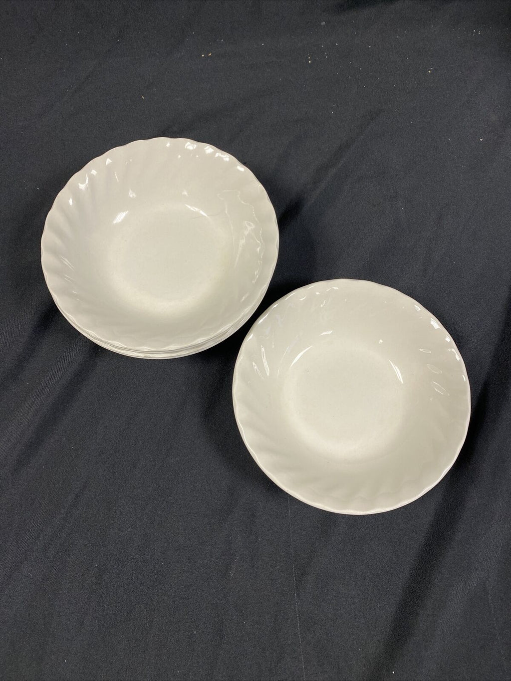 Myott Meakin Ltd 1982 - Coupe Cereal Bowls 6 3/8" (Set x 5 ) - (7743)