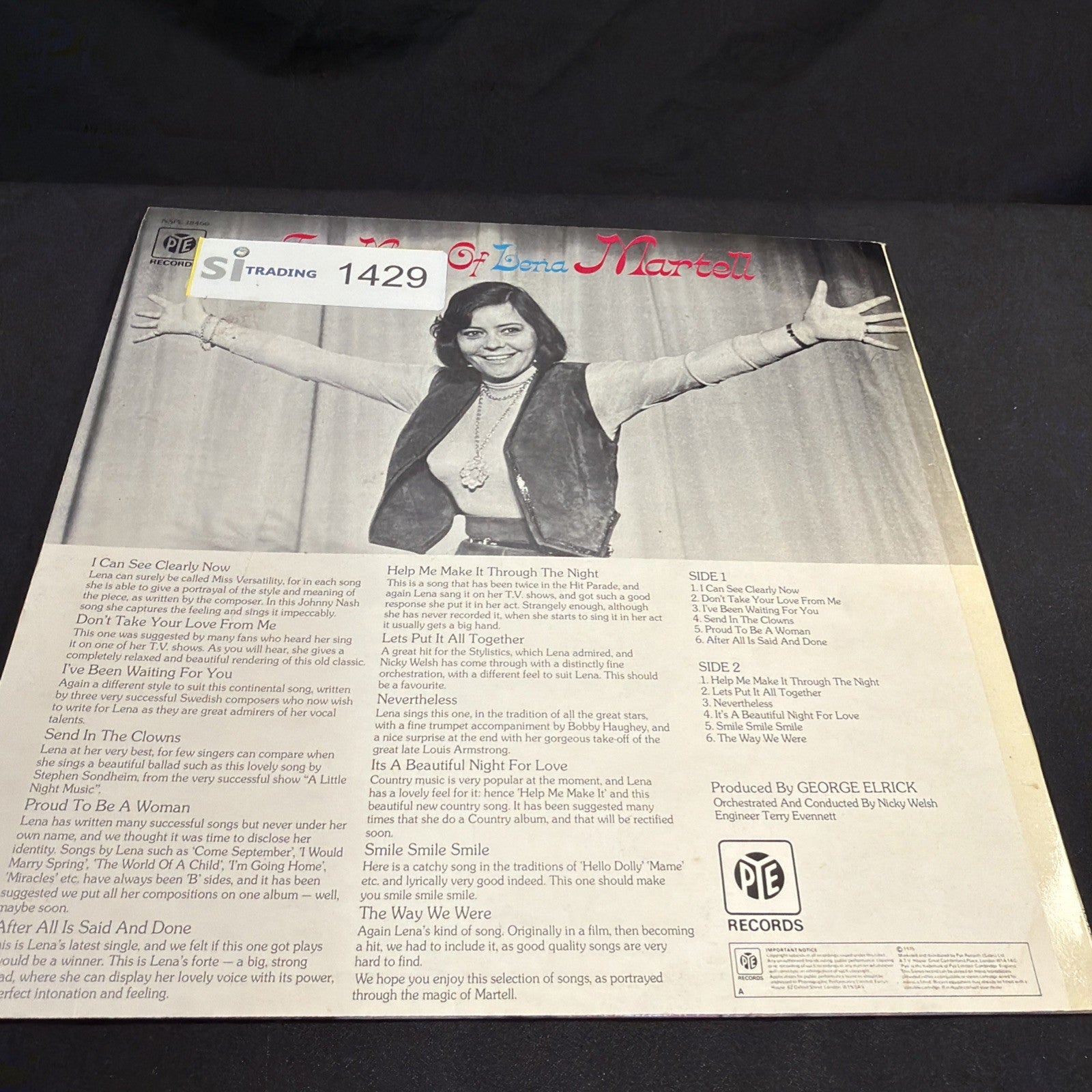 VINYL RECORD - The Magic of Lena Martell - 1975 - (1429)