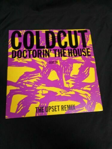 VINYL RECORD - Coldcut The Upset Mix DOCTORIN' THE HOUSE 12" - (6958)