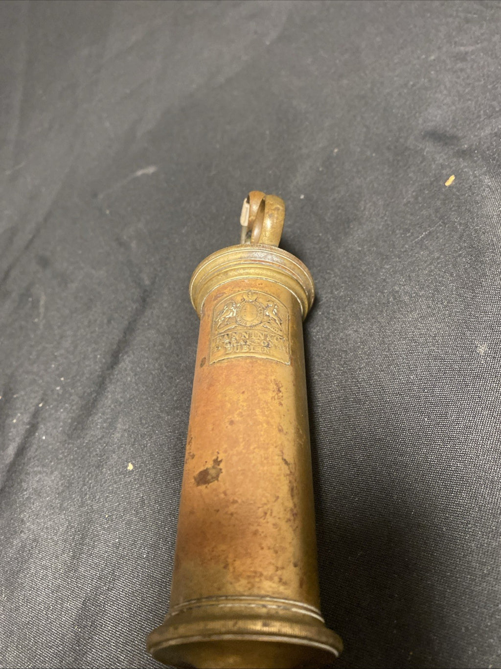Fannin & Co. 41 Grafton St, Dublin Brass 1850's Ear Syringe - (1810)