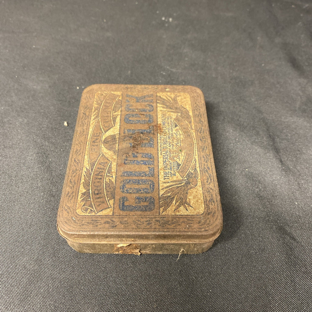 Vintage Gold Block Imperial Tobacco Company Tin - (1726)