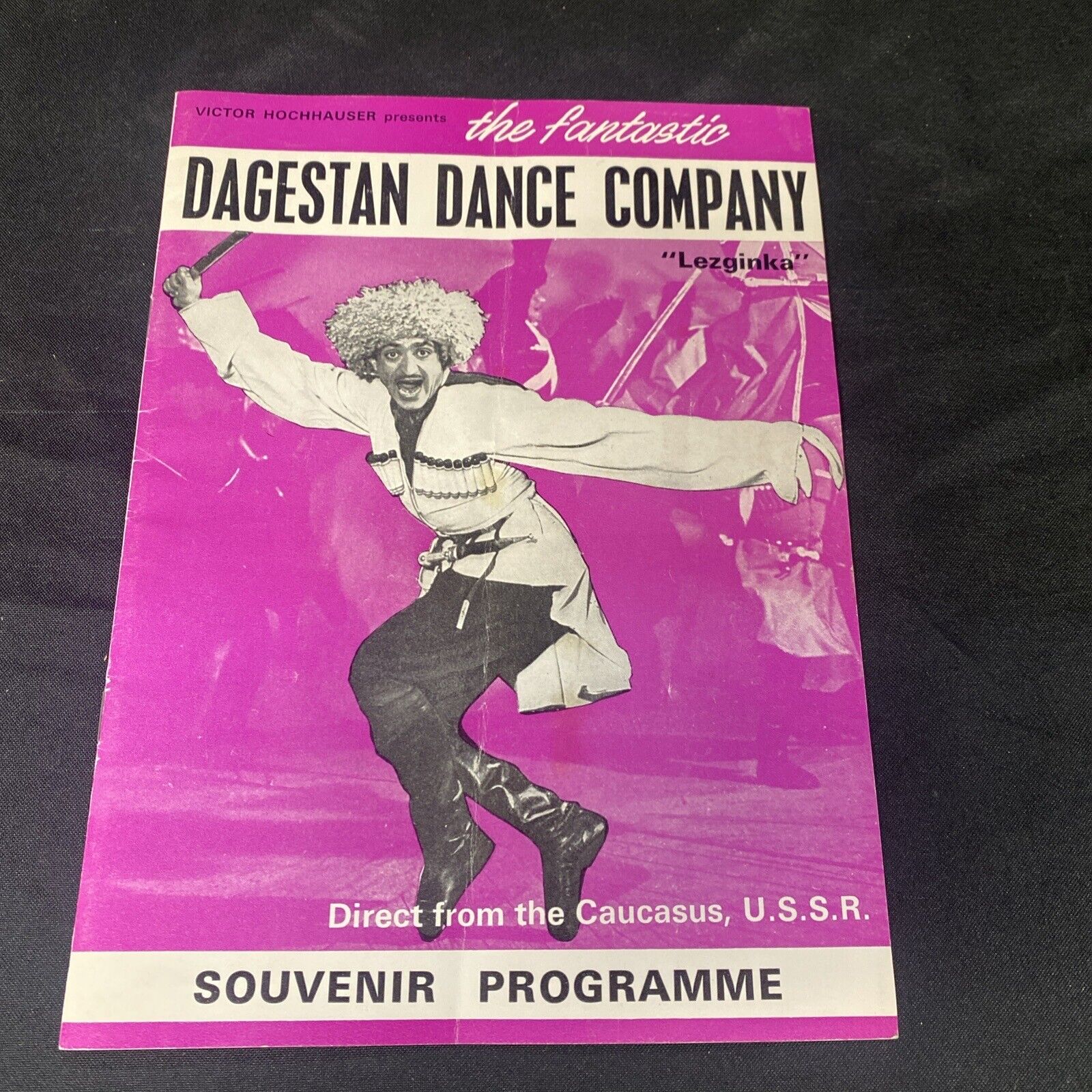 Tour Programme Dagestan Dance company Lezginka - Caucasus U.S.S.R 1960's (5005)