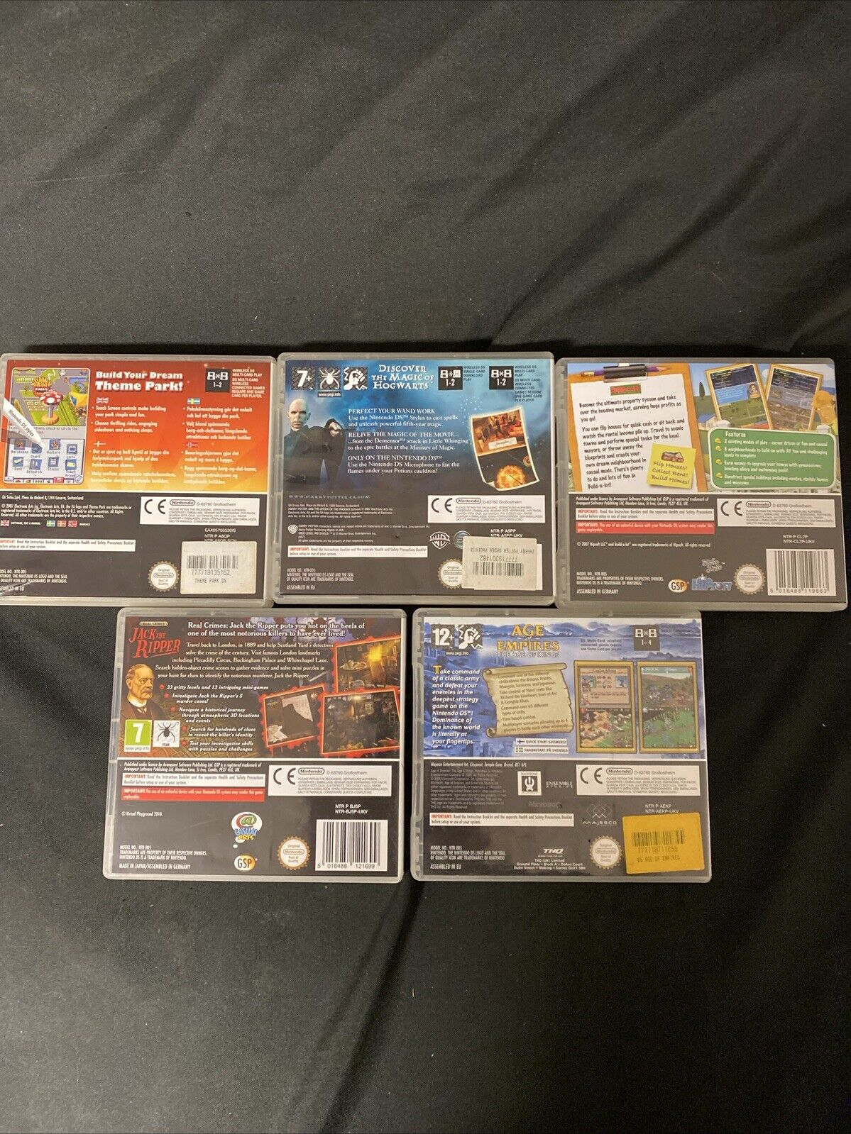 Nintendo DS Bundle of 5 Games Suitable For Older Children - (5556)