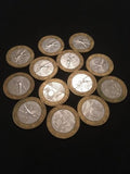France 10 Francs Fraternite Coins - 8 x 1980's + 5 x 1990's (2755)