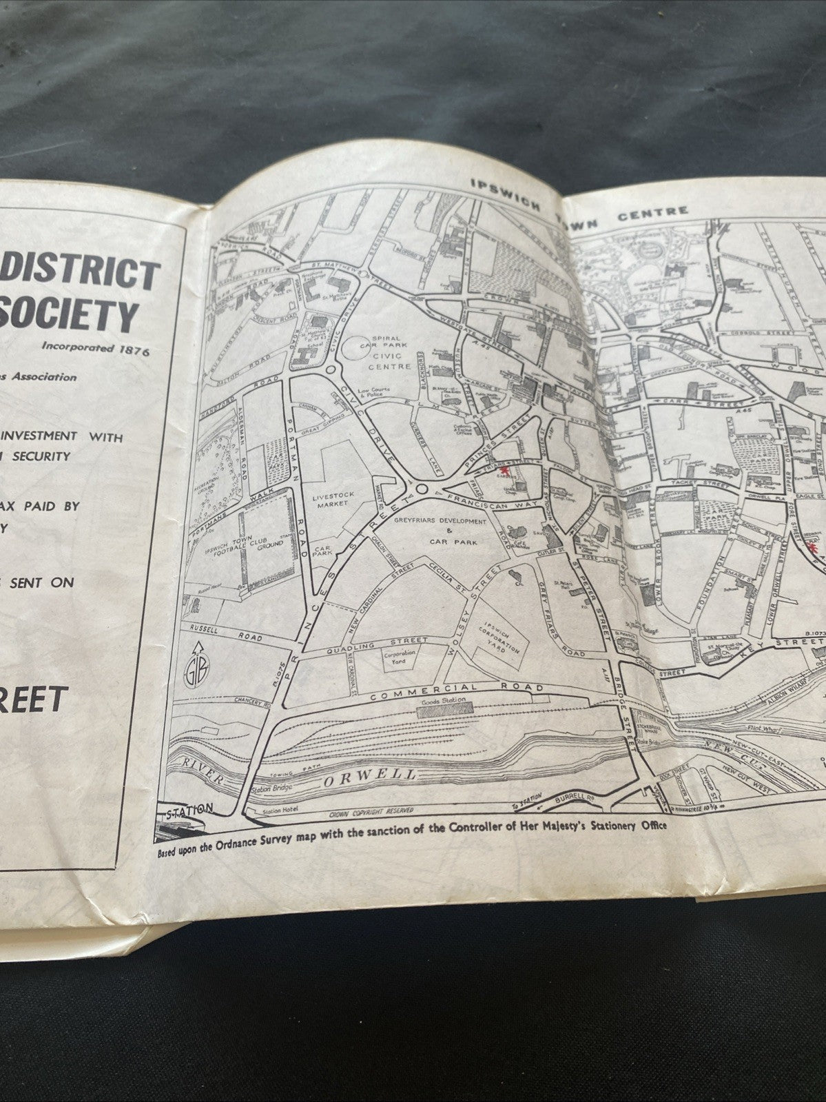 Barnett's Street Plan with Index 1970's - Ipswich (1298)