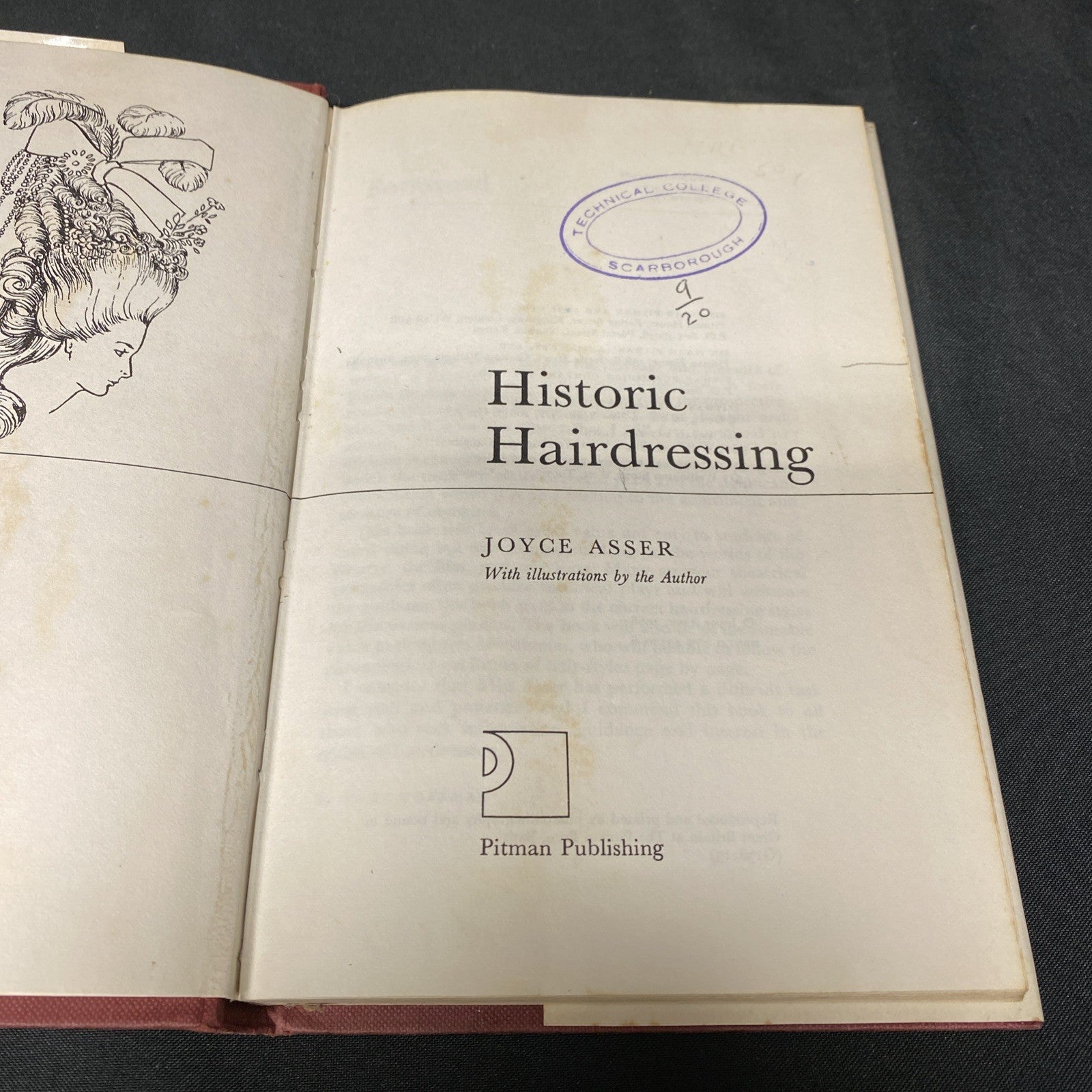 Book - Historic Hairdressing - Joyce Asser 1973 - (1653)