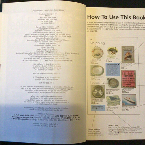 BOOK - Miller's Collectors Price Guide YEAR GUIDE 2003 / 2004  -(8619)