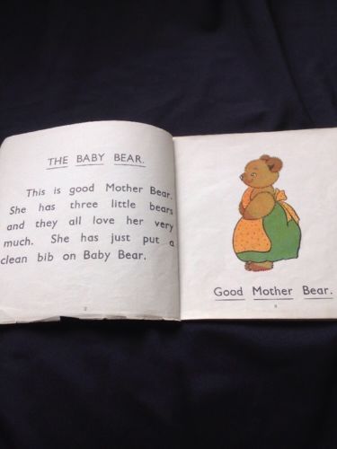 Little Things No 1 - The Baby Bear - A Wheaton & Co Ltd - Rare Book 1940 - (9020)