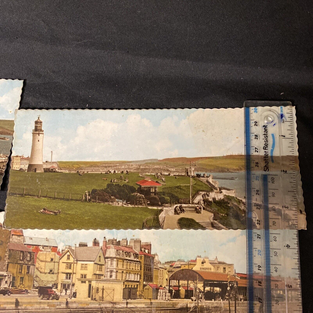 Vintage Harvey Barton Topographical Postcards PLYMOUTH x 8 - (8954)