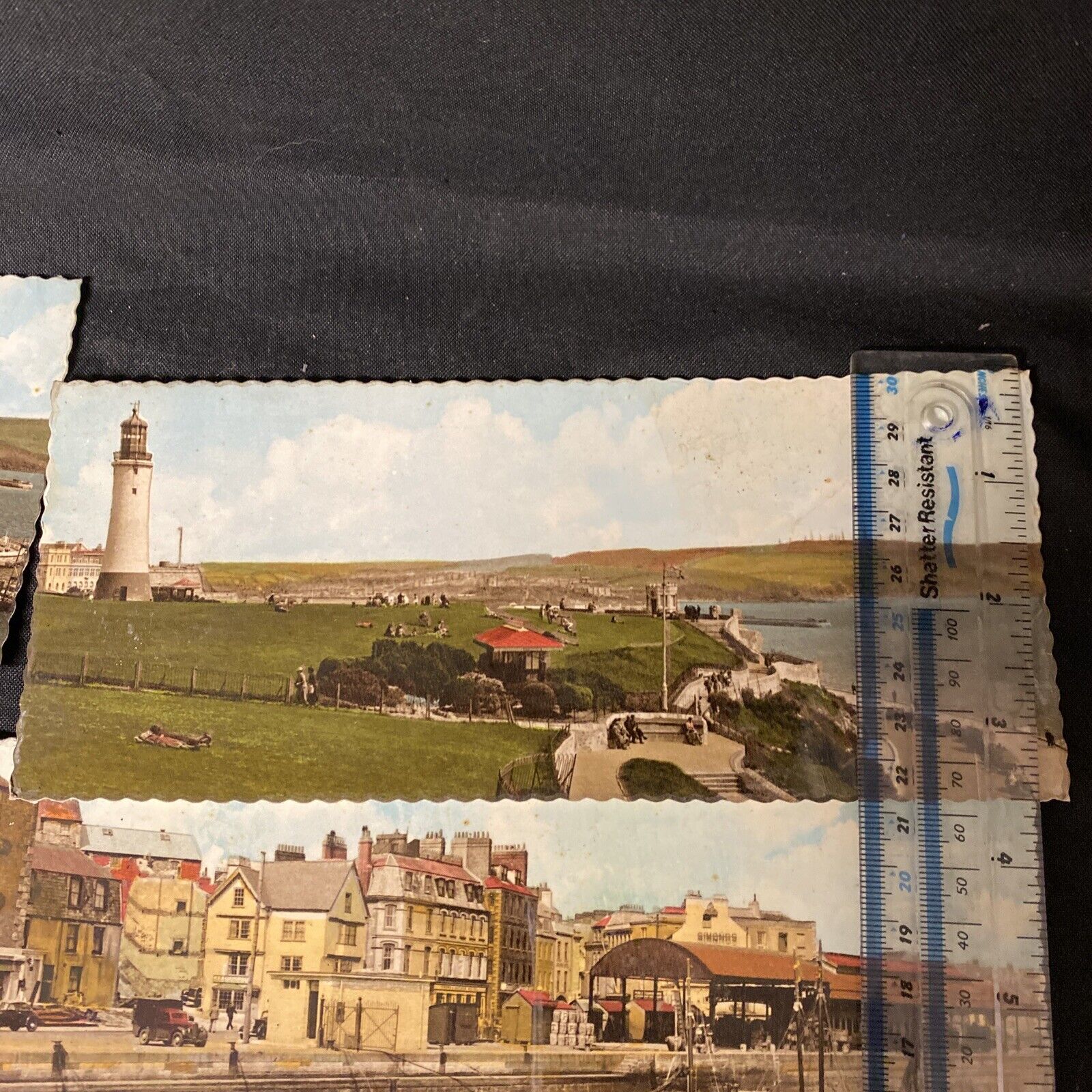 Vintage Harvey Barton Topographical Postcards PLYMOUTH x 8 - (8954)