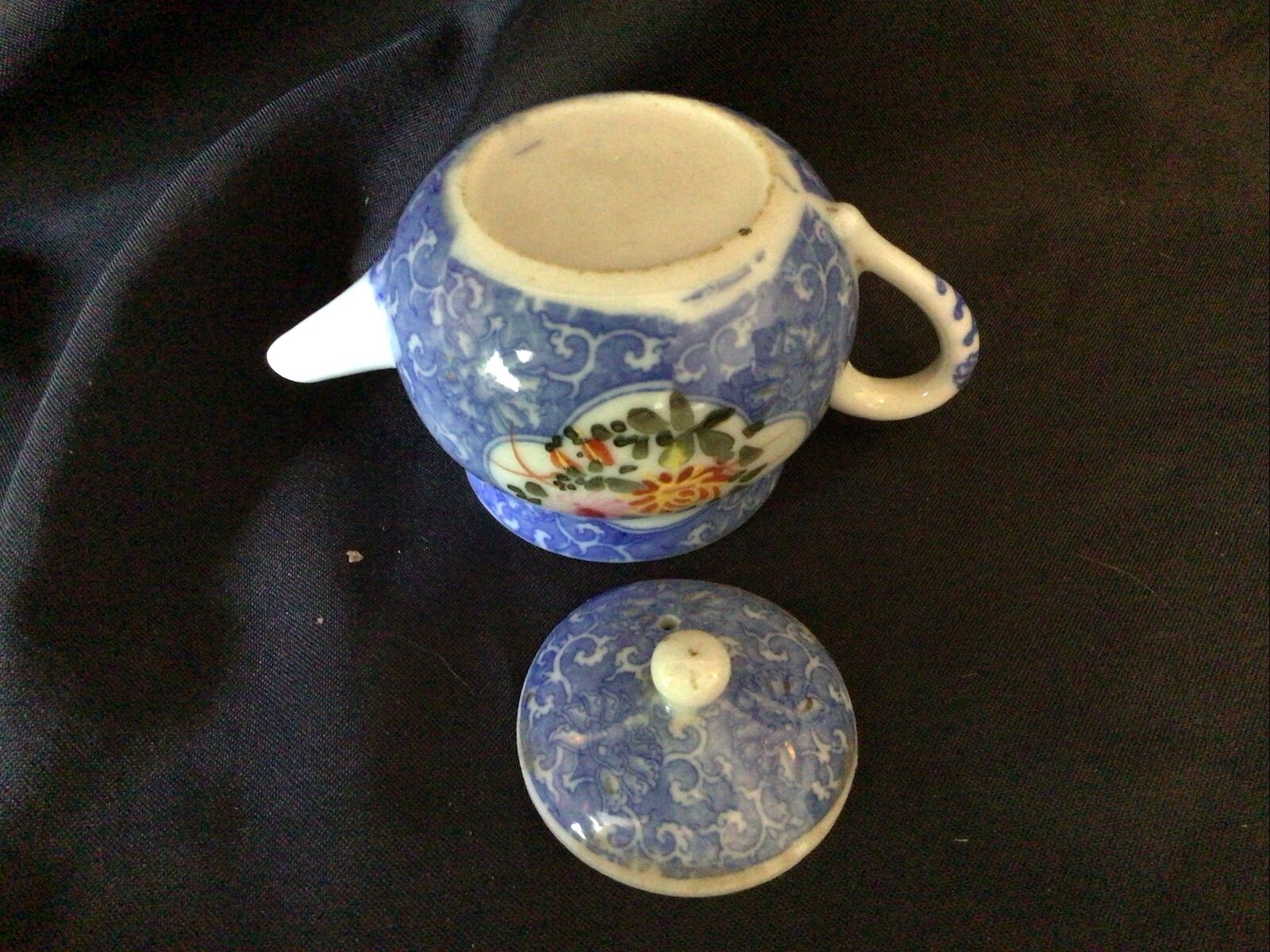 Teapot Collectors Small Ceramic Vintage 7cm Japanese Style - (8378)
