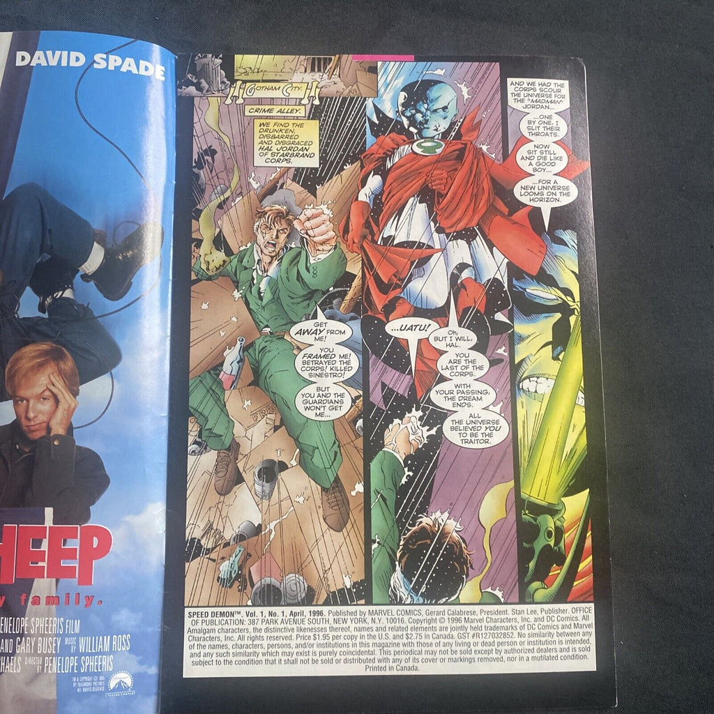 COMIC  - AMALGAM Comics - SPEED DEMON #1 - April 1996 - (8751)
