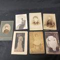 Victorian Cabinet Photos x 7 - 5 x Ladies and 2 x Children - (5510)