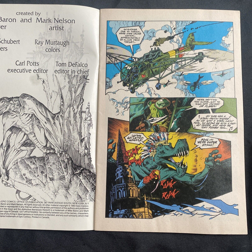 COMIC - EPIC Comics - Heavy Hitters FEUD - Aug 1993 - (8778)