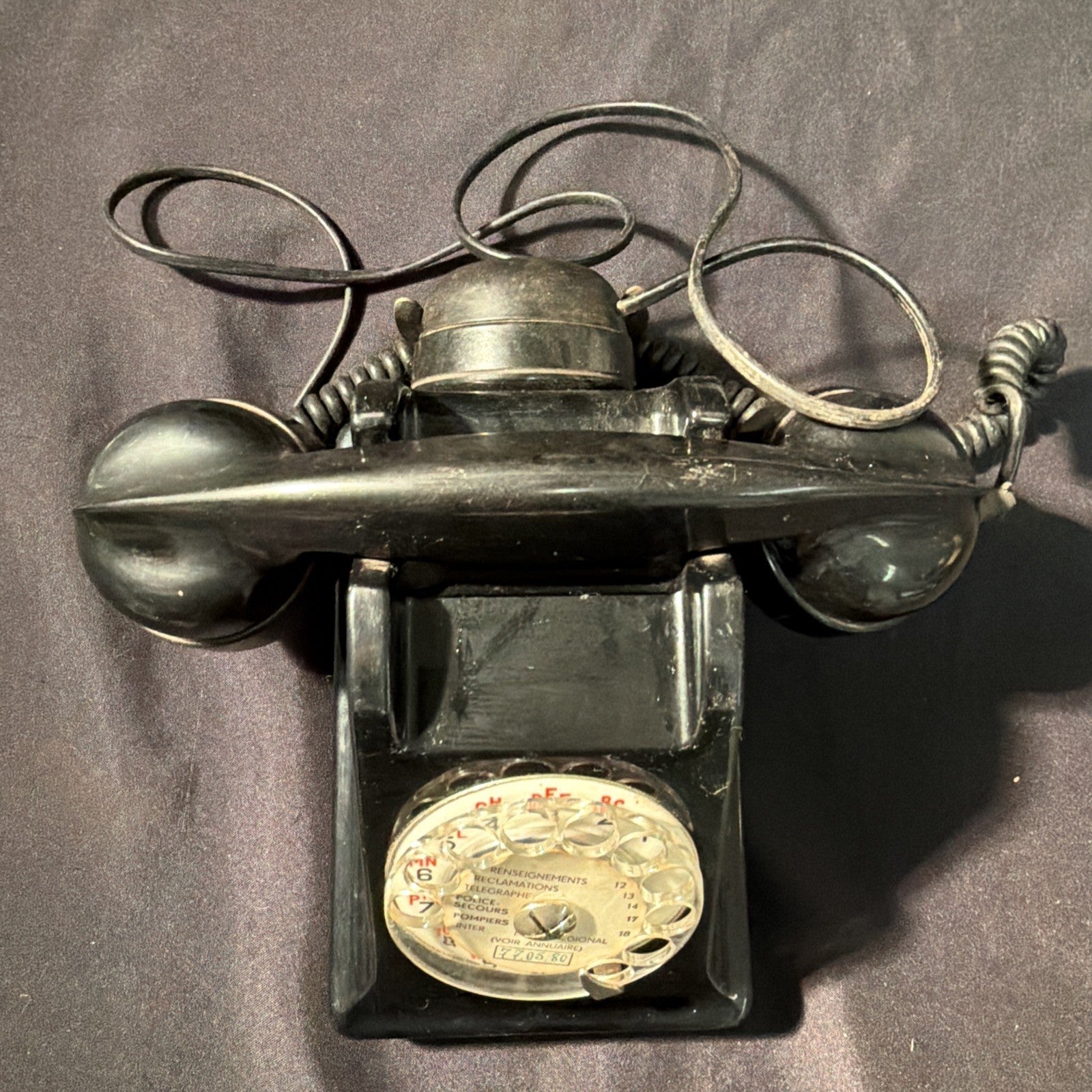 Ericsson French P.T.T 331-1 1946 Bakelite Rotary Dial Telephone - (2009)