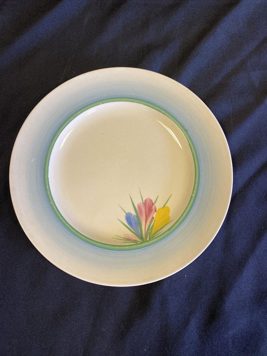 Clarice Claiff Crocus Design Newport Pottery - Plate x 1 20cm - (7658)