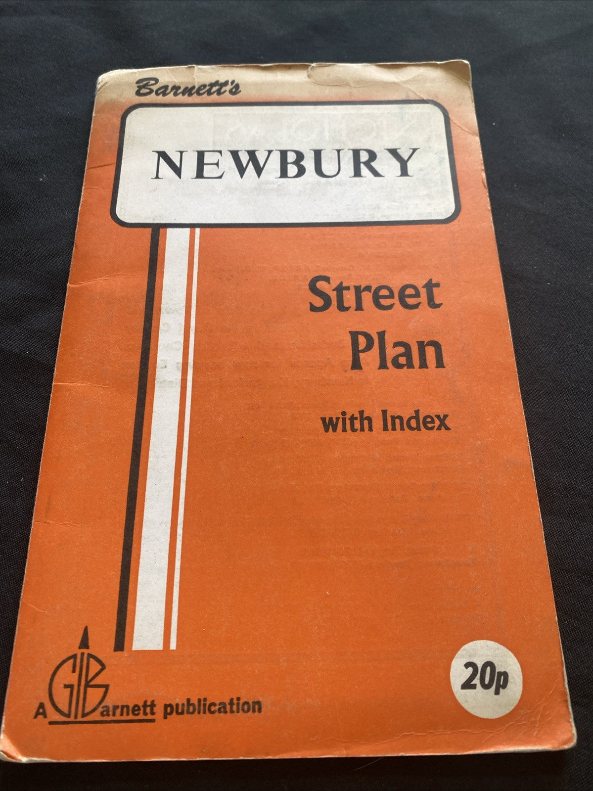 Barnett's Street Plan with Index 1970's - Newbury (1302)