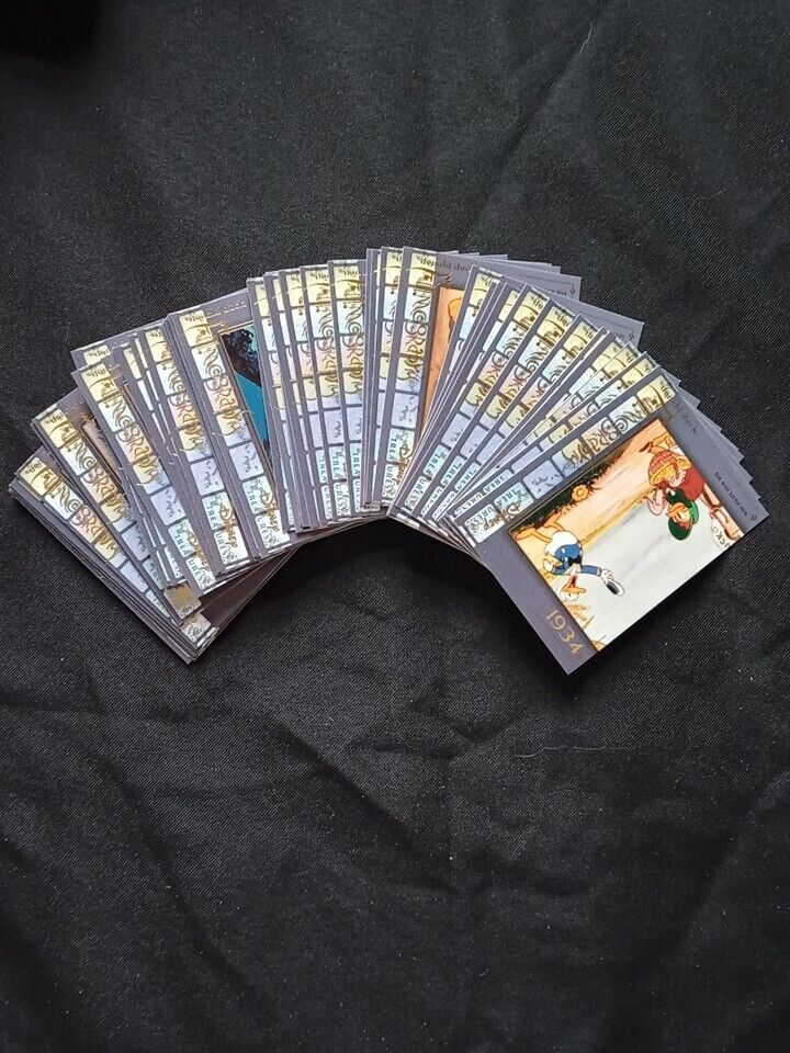 Upper Deck 2003 Disney Treasures Donald Duck filmography x45 Trading Cards (5753
