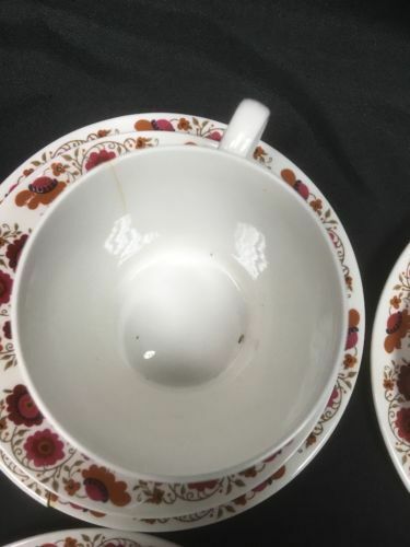 RIDGWAY Carissima 1960's Pure Bone Chine Tea Set 36 pieces - (2793)