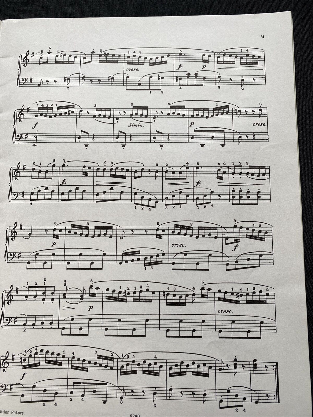 Piano Music Book Edition Peters No 3346 CLEMENTI Sonatinen Op36 - (9556)