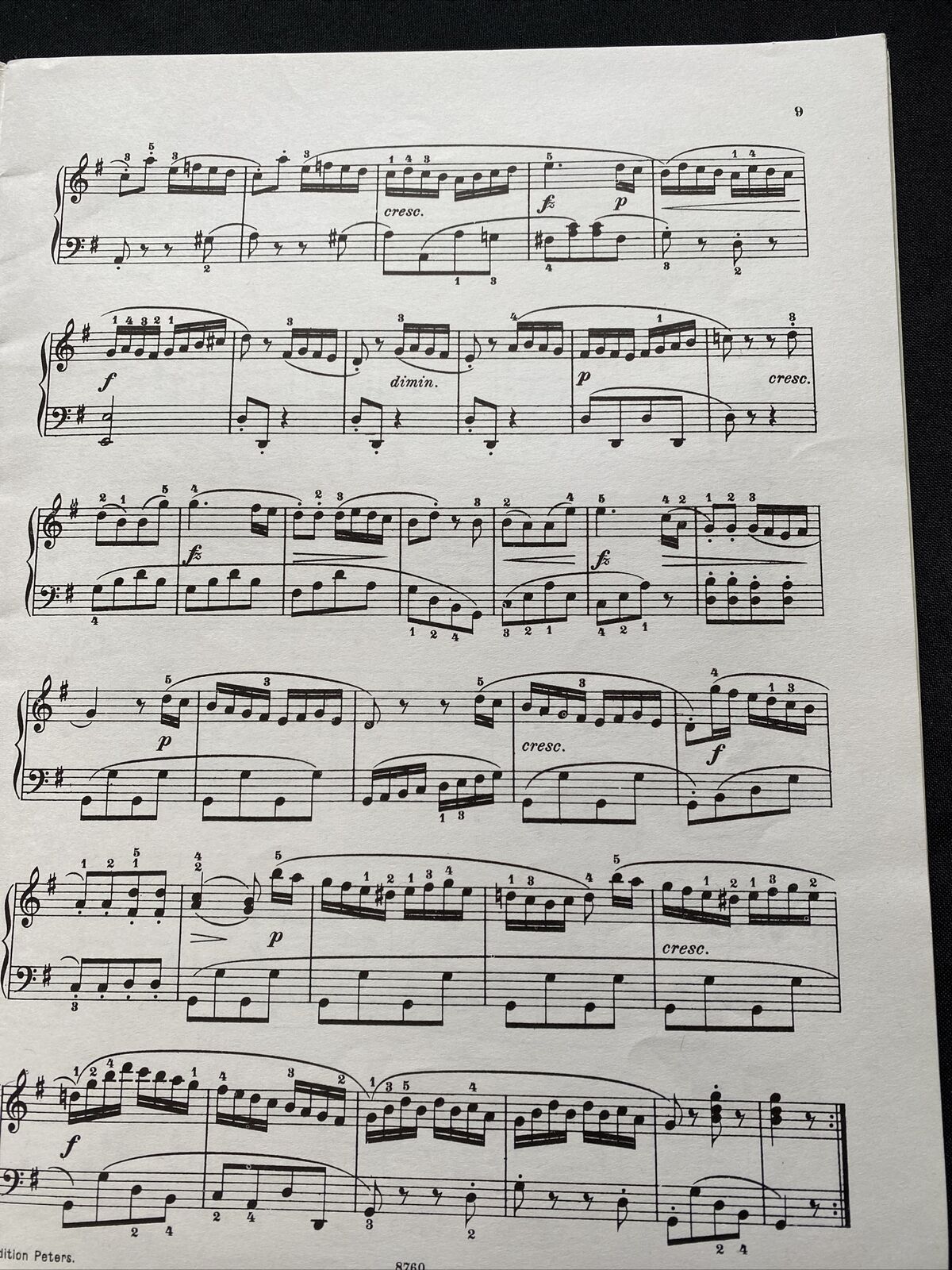 Piano Music Book Edition Peters No 3346 CLEMENTI Sonatinen Op36 - (9556)