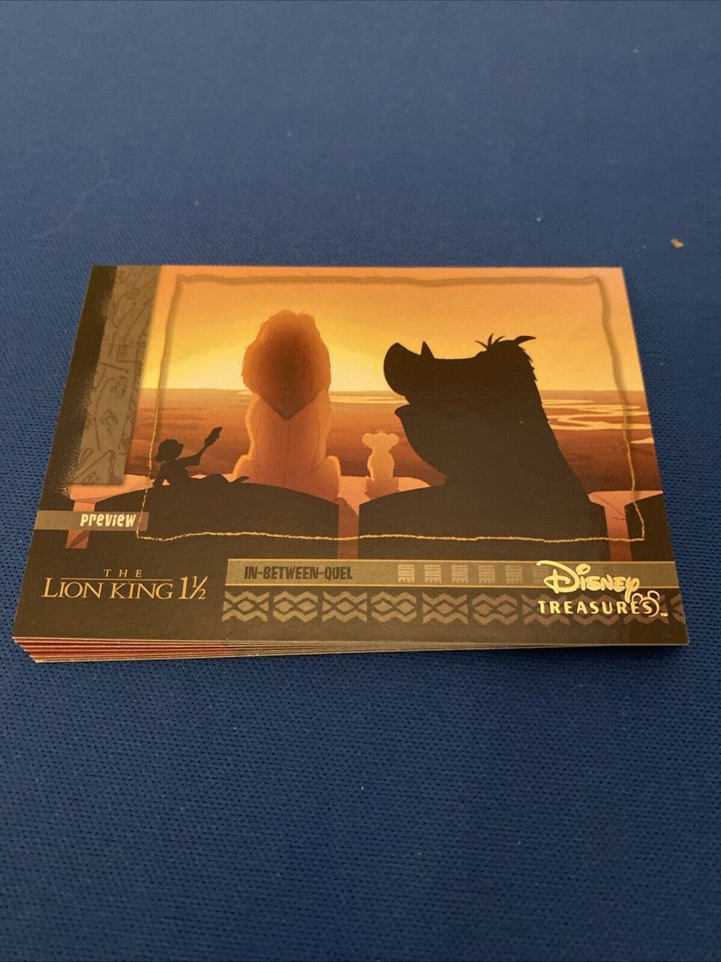 Upper Deck 2003 Disney Treasures Lion King x7 out of 10 Trading Cards (5766