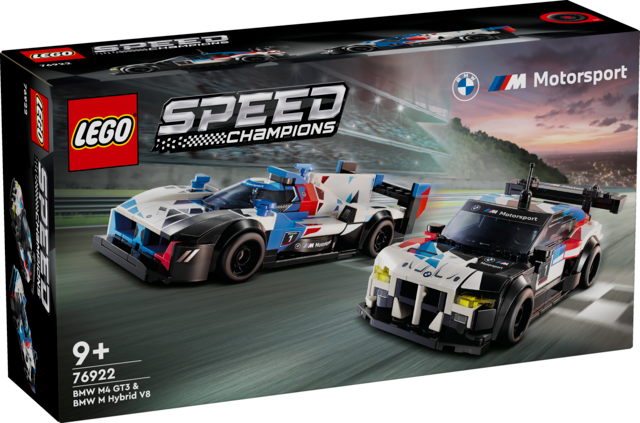 LEGO Speed Champions - BMW M4 GT3 & BMW M Hybrid V8 Race Cars - 76922