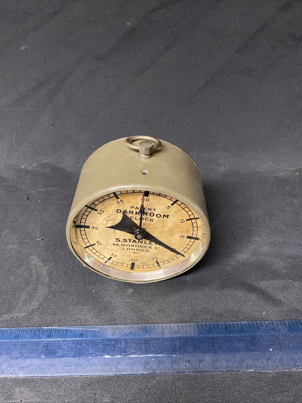 S. Stanley, London Patent Darkroom Clock 1903 Made in USA - (5592)
