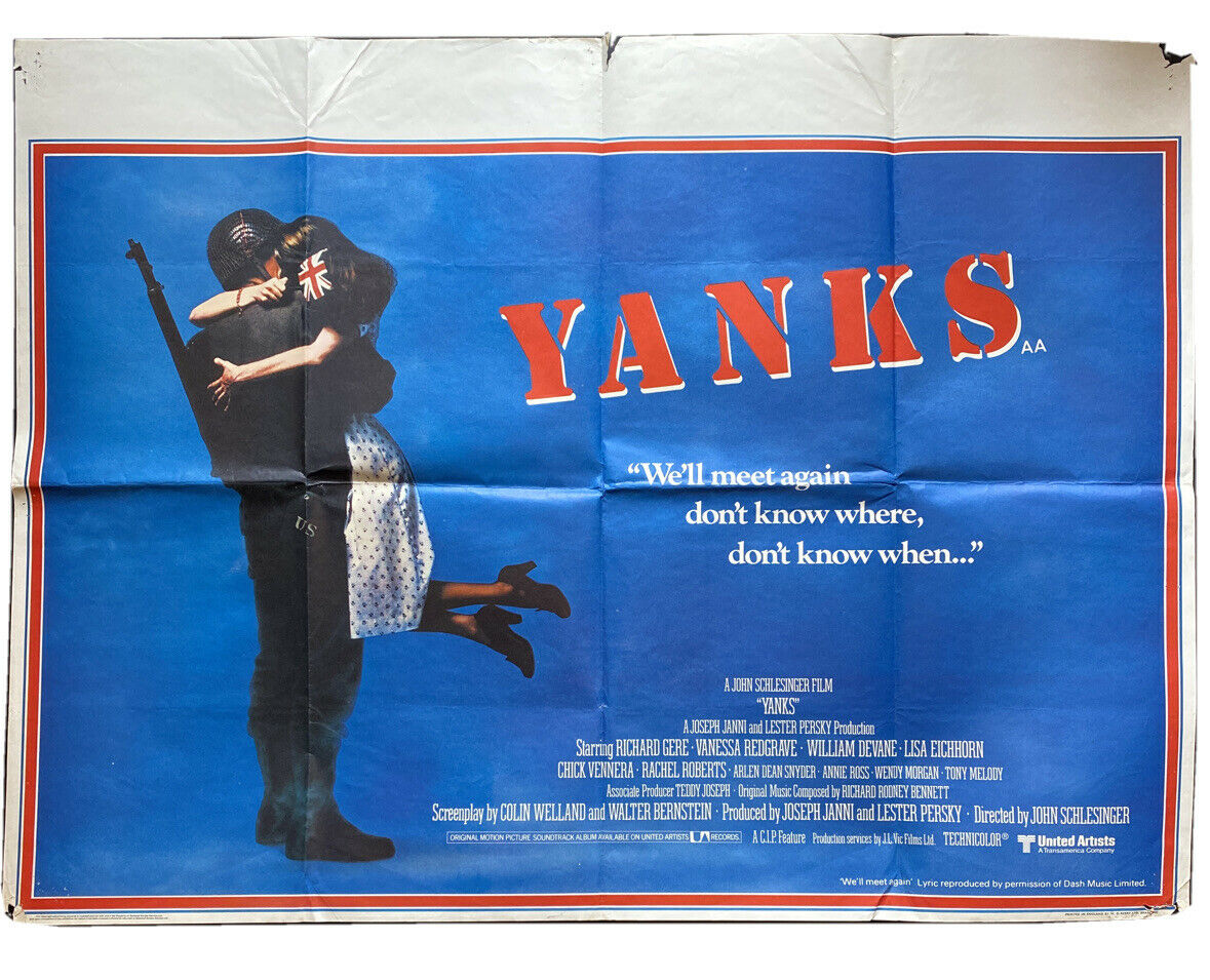 ORIGINAL UK QUAD POSTER - Yanks - 1979 - 30" x 40" - (6588)