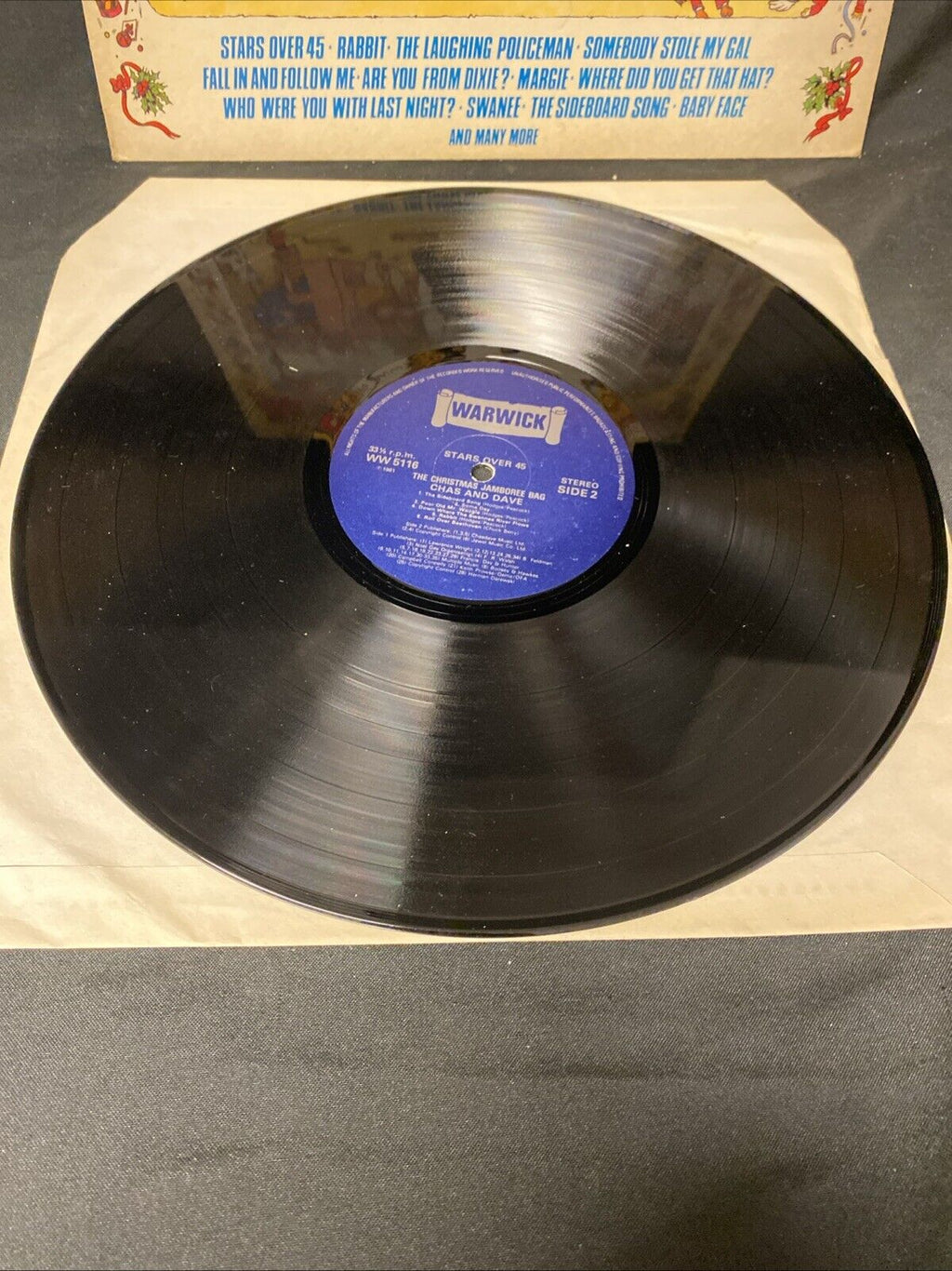 VINYL RECORD - Chas N Dave's Christmas Jamboree Bag 1981 Album - (5656)