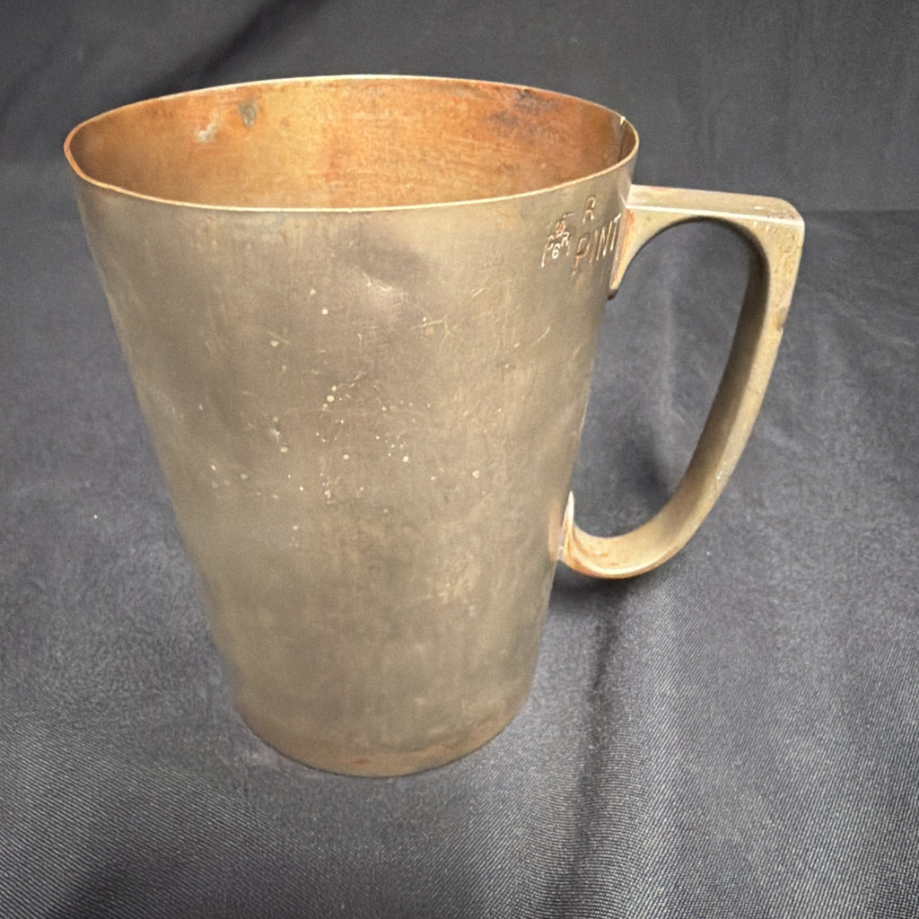 Pewter weights & Measures 1 Pint Tankard King George 1910 Birmingham - (1913)