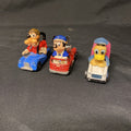 Vintage 1979 Matchbox Disney Mickey #1 Goofy #9 Donald #11 - (9170)