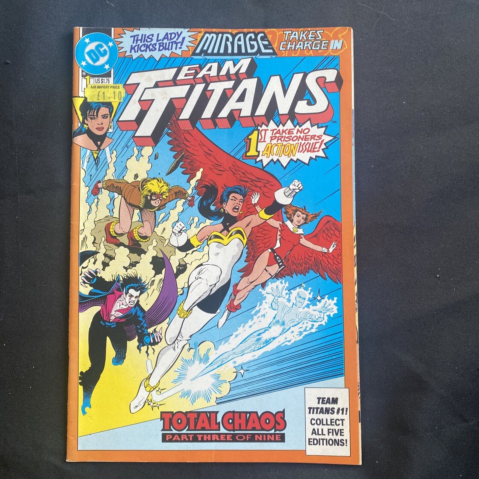 COMIC - DC Comics Tales of TEAM TITANS - Sep 1992 - Mirage - (8815)