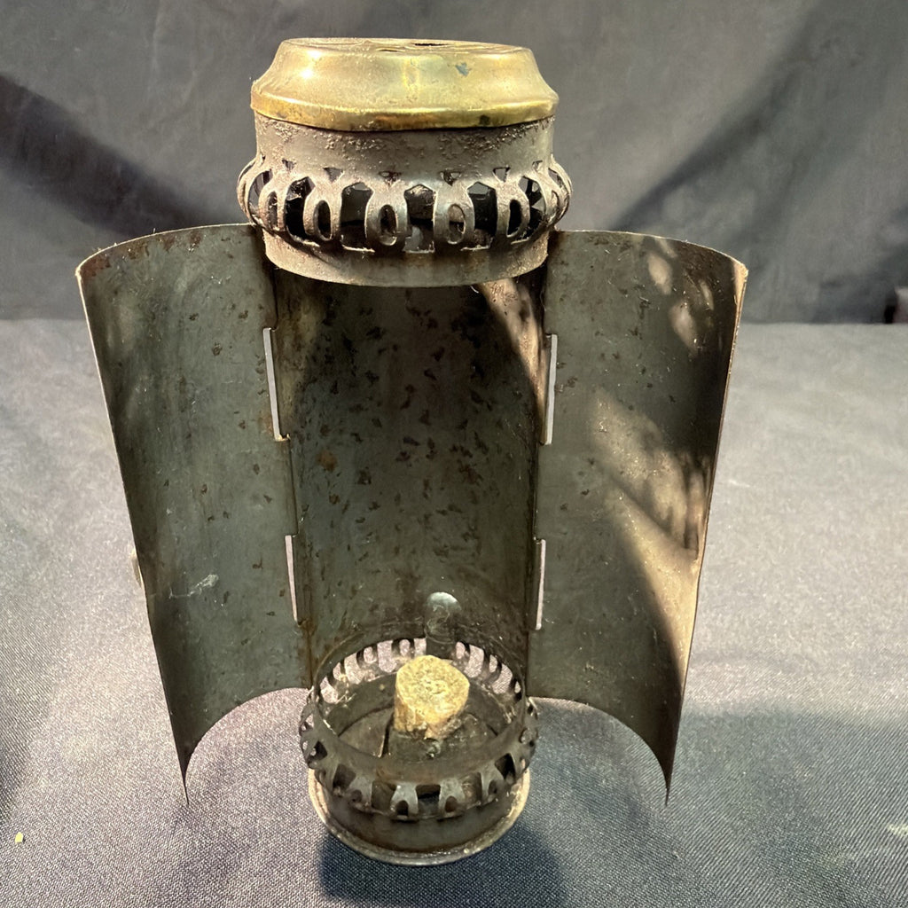 Victorian Antique Thief Burgler folding dark lantern Lamp - (2033)