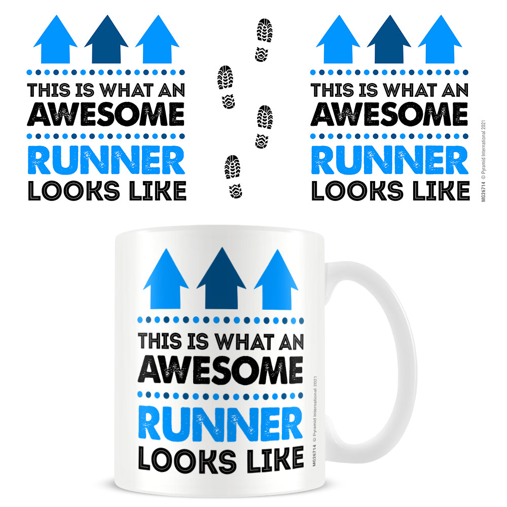 MUG Boxed Ceramic - HUMOUR - This is what an AWESOME Runner looks like