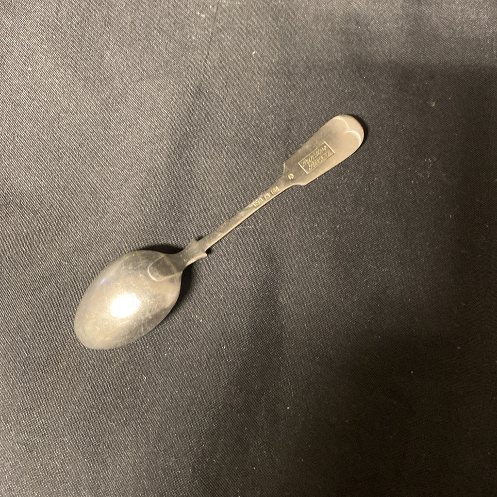 1900's WB & CO Puritine Silver Stamped Tea Spoon 12cm - (1702)